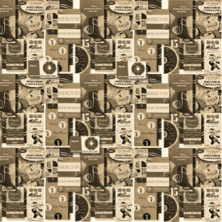 MIDCENTURY RECORD ADVERTEREN WRAPPINGSPAPIER CADEAUPAPIER