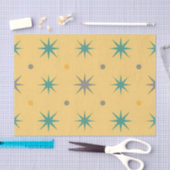 Midcentury Starburst Seamless Pattern Tissuepapier (Craft)