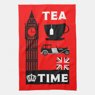Middag Britse thee feesten Theedoek