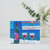 Middag Delight Briefkaart (Staand voorkant)