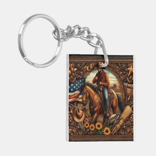 Middag Gallop Sleutelhanger (Voorkant Links)