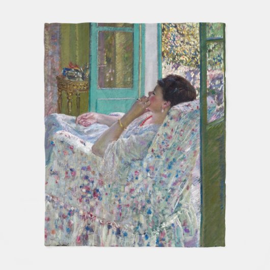 Middag - Gele Kamer 1910 Fleece Deken (Voorkant)