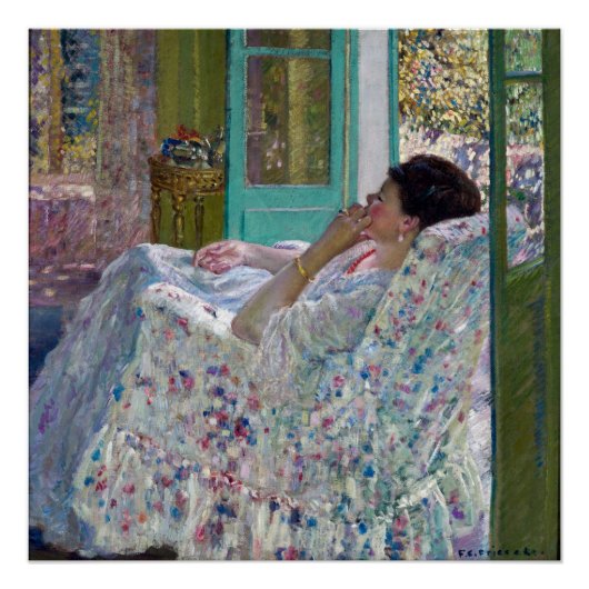 Middag - Gele Kamer 1910 Perfect Poster (Voorkant)