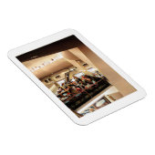 Middag in het winkelcentrum, jaren zestig geïnspi magneet (Rechterzijde)