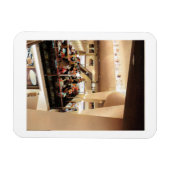 Middag in het winkelcentrum, jaren zestig geïnspi magneet (Horizontaal)