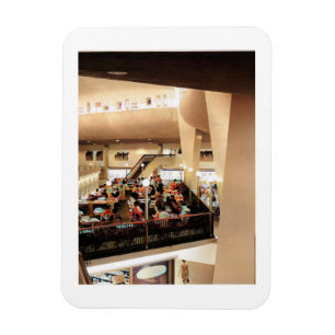 Middag in het winkelcentrum, jaren zestig  geïnspi magneet