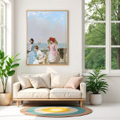 Middag in het zee door Vittorio Matteo Corcos Poster