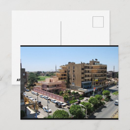 Middag in Luxor Briefkaart (Voorkant / Achterkant)