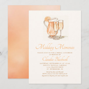 Middag Mimosas Bridal Luncheon Douche Uitnodiging