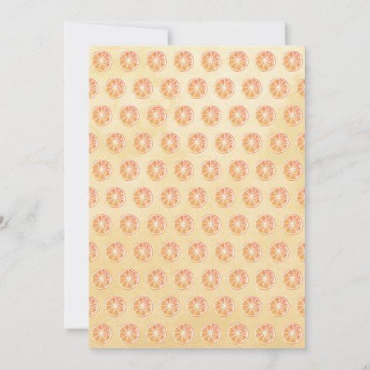 Middag Mimosas Luncheon Vrijgezellenfeest Kaart (Achterkant)