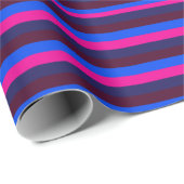 Middag neon strepen cadeaupapier (Rol Hoek)