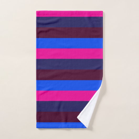 Middag neon strepen handdoek (Handdoek)