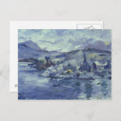 middag op het Lucerne-meer, 1924 Briefkaart (Voorkant / Achterkant)