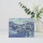 middag op het Lucerne-meer, 1924 Briefkaart (Staand voorkant)