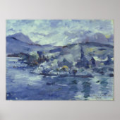 middag op het Lucerne-meer, 1924 Poster (Voorkant)