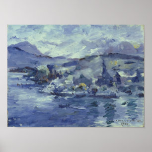 middag op het Lucerne-meer, 1924 Poster