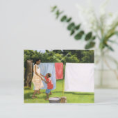 middag pauze 2000 briefkaart (Staand voorkant)