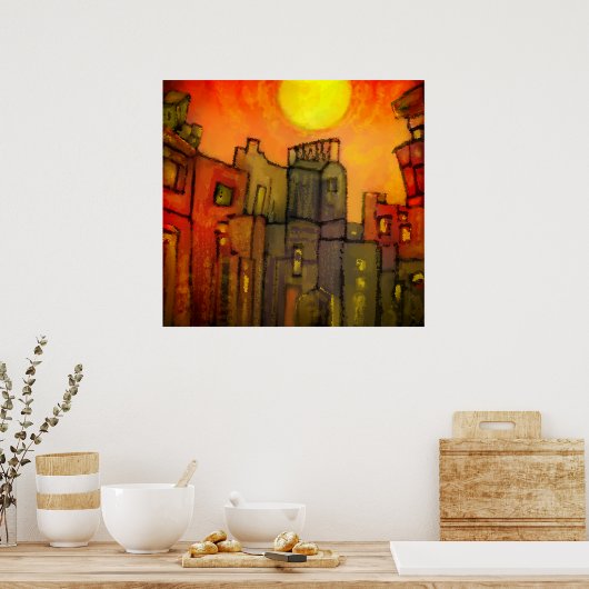 middag poster (Keuken)