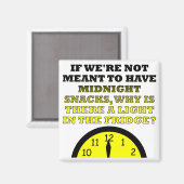 Middag Snacks Koelkast Licht Grappige Magneet (Voorkant / Achterkant)