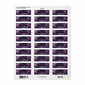 Middag Stardust Hemelse Moeder Frame Etiket (Full Sheet)