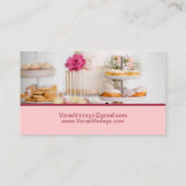 middag Tea Partij Visitekaartje (Achterkant)