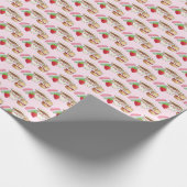 Middag Tea Party Macarons Teacup Cream Scone Cadeaupapier (Hoek)