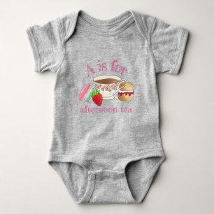 Middag Tea Party Macarons Teacup Cream Scone Romper