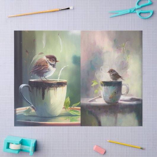 Middag thee en twitters tissuepapier (Craft)