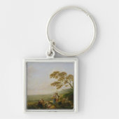 Middag, uit een reeks op de vier uur van de sleutelhanger (Voorkant)