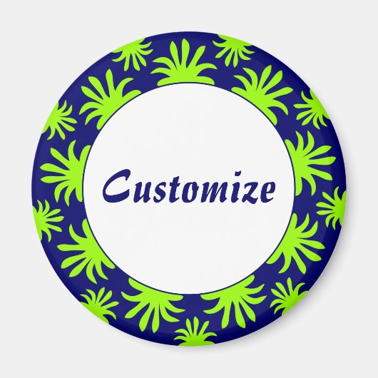 middag van de Sjabloon Triffids Magneet (Voorkant)