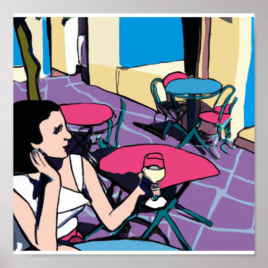 Middag Wijnproeverij Buenos Aires Poster (Voorkant)