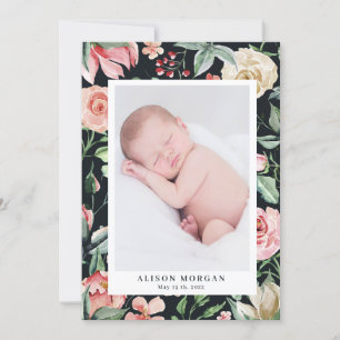 middagbloem bloedige geboorte aankondiging