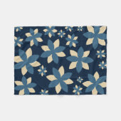 Middagbloem Bloemendeken Fleece Deken (Voorkant (Horizontaal))