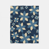 Middagbloem Bloemendeken Fleece Deken (Voorkant)