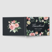 middagbloem elegant floral bruiloft guestbook gastenboek (Volledig)
