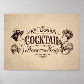 Middagcocktailbehoudsgesellschaft Vi Poster
