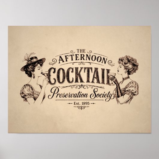 Middagcocktailbehoudsgesellschaft Vi Poster (Voorkant)