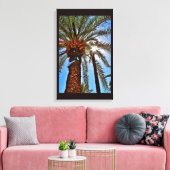 middagdatumboom canvas afdruk (Insitu (Woonkamer))