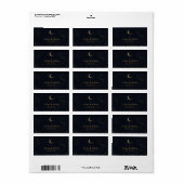 Middaghemelse Trouwadreslabel Etiket (Full Sheet)