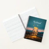 Middaglicht in een Pot Notitieboek (Binnen)