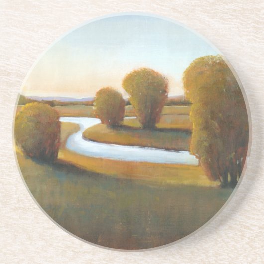 Middaglicht V Zandsteen Onderzetter (Voorkant)