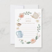 Middagmiddag Baby shower Advice Kaart (Voorkant)