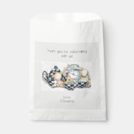 Middagmiddag Baby shower Tea Party Bedankzakje