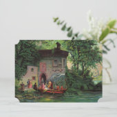 Middagmiddag bij de uitnodiging voor het Comomeer (Staand voorkant)