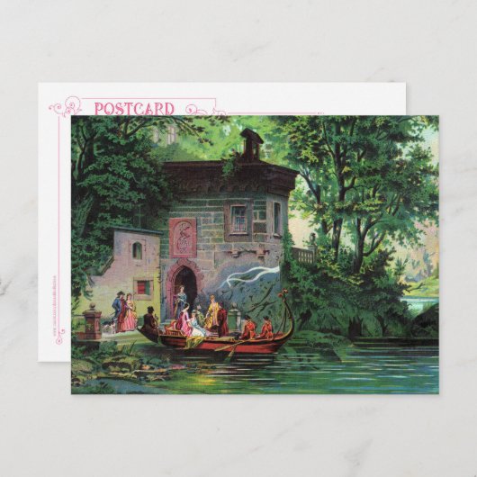 Middagmiddag bij het Briefkaart van het Comomeer (Voorkant / Achterkant)