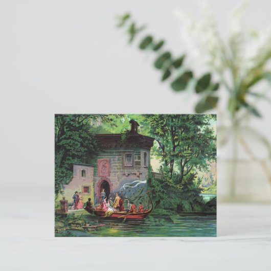 Middagmiddag bij het Briefkaart van het Comomeer (Staand voorkant)