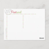 Middagmiddag bij het Briefkaart van het Comomeer (Achterkant)