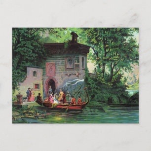 Middagmiddag bij het Briefkaart van het Comomeer