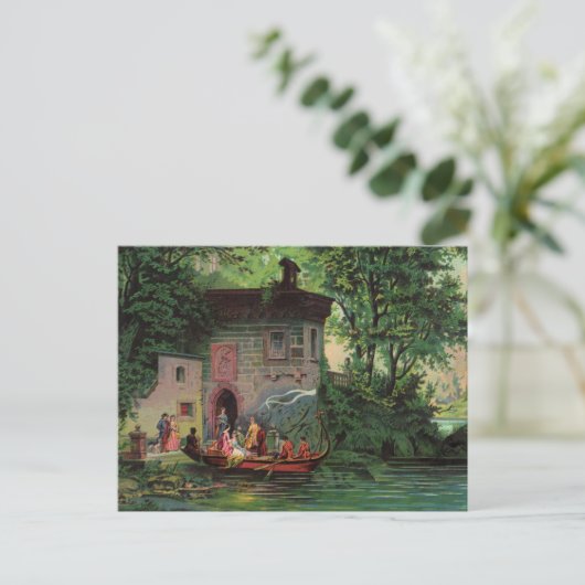 Middagmiddag bij het Briefkaart van het Comomeer (Staand voorkant)