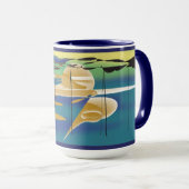 Middagmiddag bij het meer mok (Voorkant rechts)